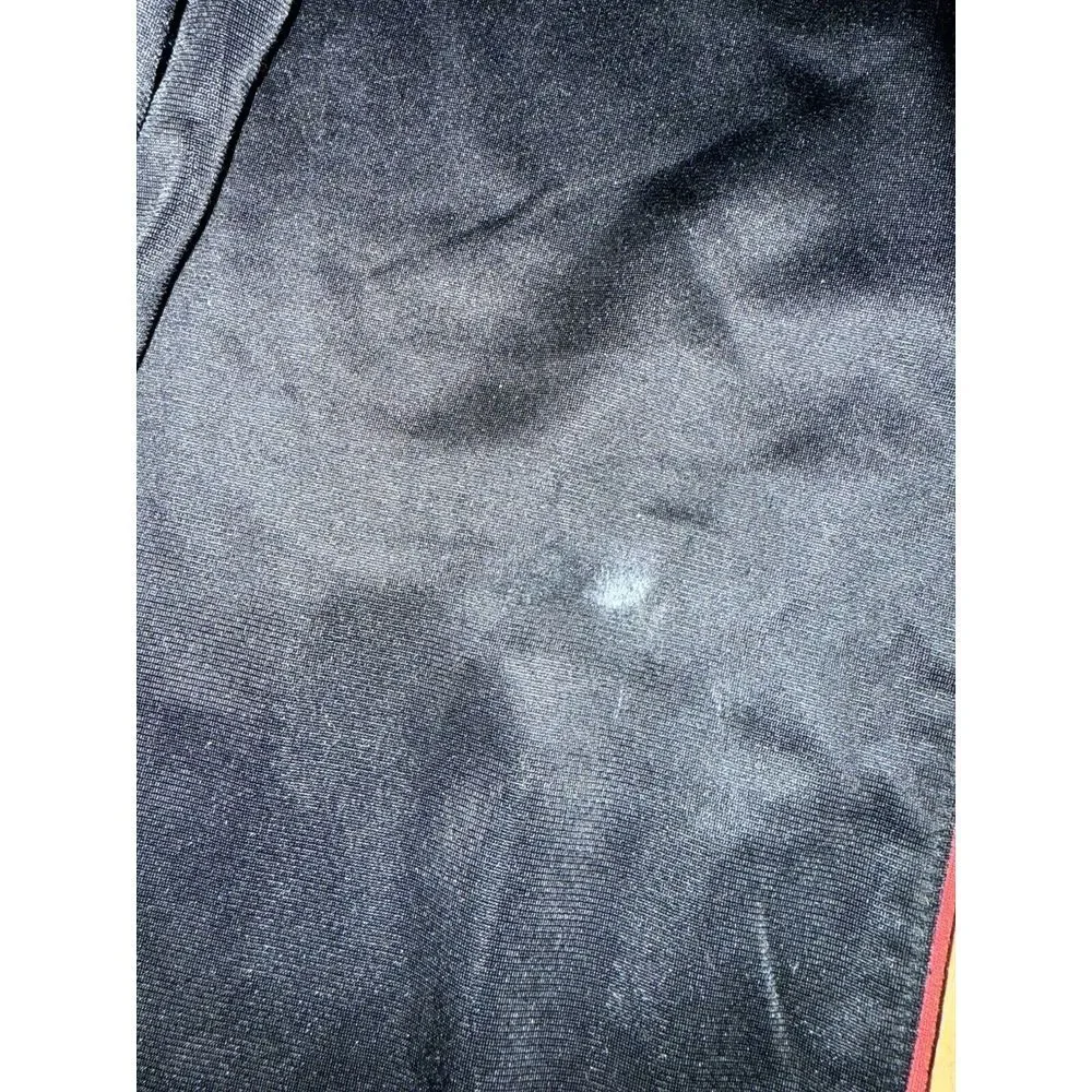 Nike Boys Sweatpants Sz 6 Y2K‎ Wide Leg Dri-fit Navy Blue EUC Black Worn Knee